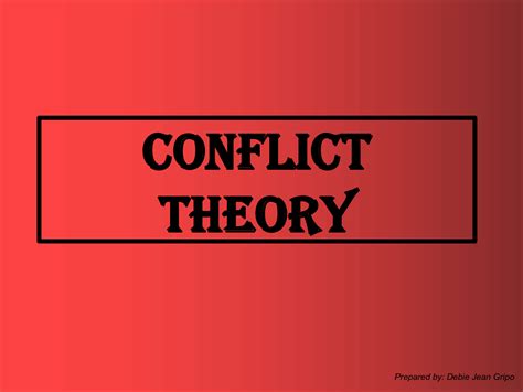 Solution Conflict Theory Report Studypool