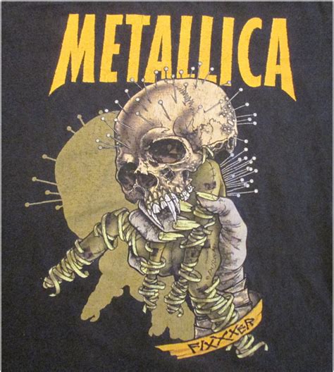 Vintage Metallica Vintage Band Shirt Fixxxer T Shirt By Giant Size