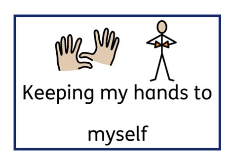 Keeping My Hands To Myself Social Story Teaching Resources