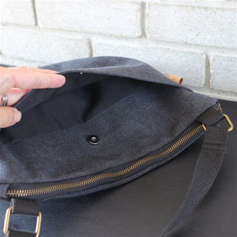 Slouchy Cross Body Bag For Women And Men With Front Pocket Etsy