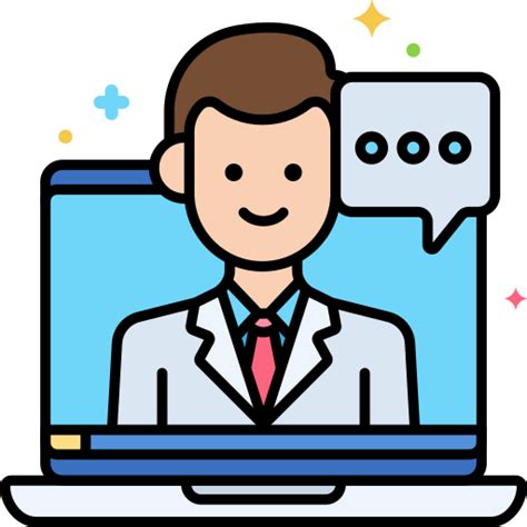 Asesoramiento Online Iconos Gratis De Personas