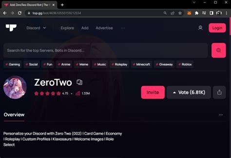 How To Setup Zerotwo Bot On Discord Solved Golinuxcloud