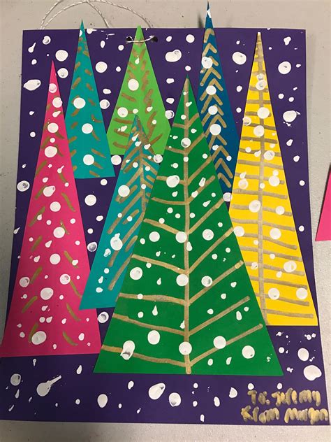 Pin By Kathy Dewey On Winter Art Ideas Christmas Art Projects