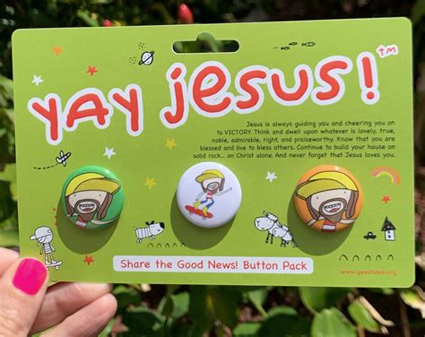 Jesus Pinback Button Pack 1 Christian Pin Back Buttons Etsy