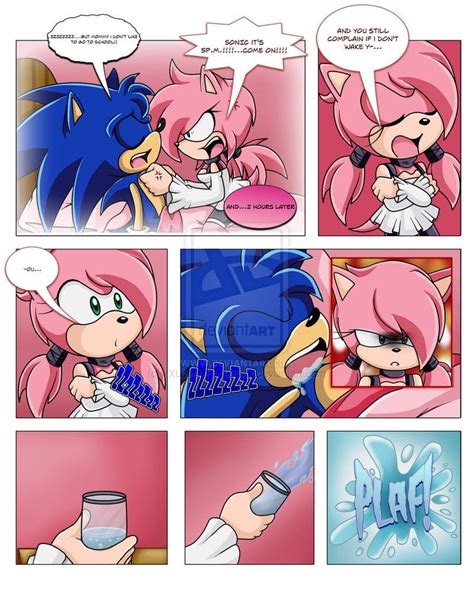 Sonamy 4 Sonic Sonic And Amy Fan Comic