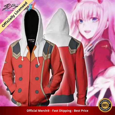 Darling In The Franxx Hoodie Jacket Zero Two Jacket Darling In The