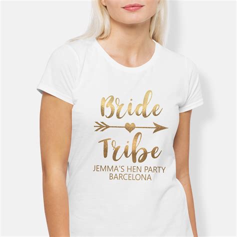 Bride Tribe Personalized Hen Party T Shirt Hen Party Superstore