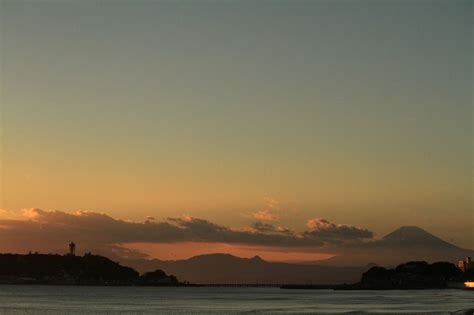 Anime > hige wo soru. Mt.Fuji, Enoshima and Sea