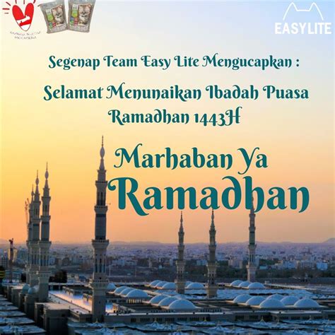 Selamat Menjalankan Ibadah Puasa Ramadhan 1443h Easy Lite