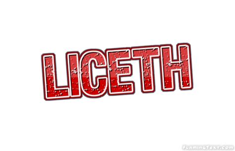 Liceth Logo Herramienta De Diseño De Nombres Gratis De Flaming Text