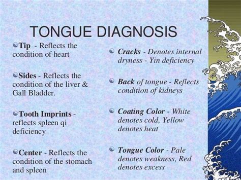 Tongue Diagnosis Tongue Diagnosis Tcm