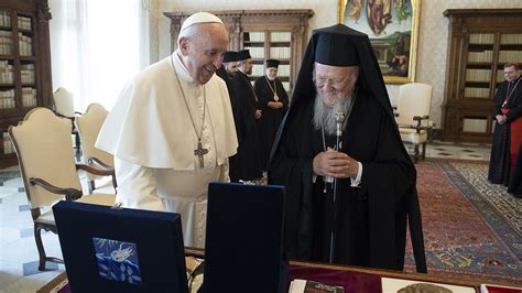 Pope Francis Meets With Orthodox Patriarch Bartholomew Vatican News