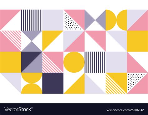 Geometric Pattern Abstract Color Design Royalty Free Vector