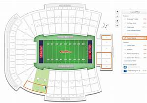 Which Sections Are For The Visitors At Vaught Hemingway Stadium