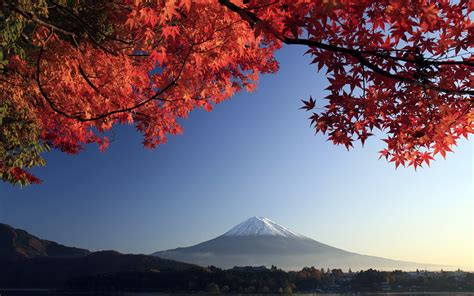 Mountain Nature Japan Mount Fuji Landscape Wallpapers Hd Desktop