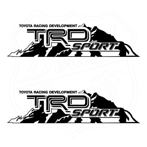 Toyota Racing Development Trd Sport Mountain Decal Decal County