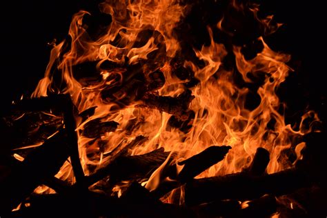 Free Images Night Red Fire Darkness Campfire Bonfire Heat Burn
