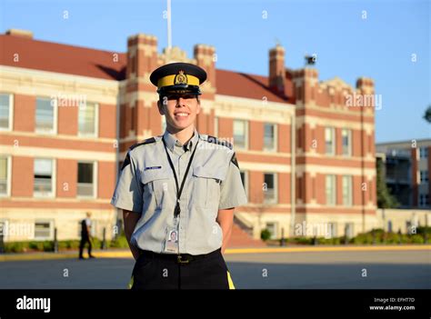 female mountie at the royal canadian mounted police depot rcmp training academy in regina