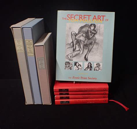 Erotic Print Society A Selection Of Publications Including Signed Copy Of Tom Poulton Secret Ar