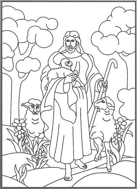 The son of god is born! Coloring page