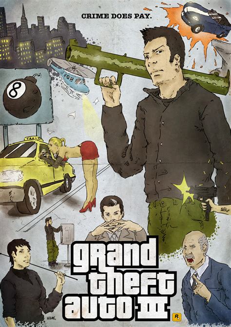 Grand Theft Auto Iii Poster By Llewxam888 On Deviantart