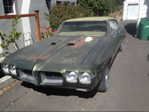 Seller Of Classic Cars 1970 Pontiac Gto Verdoro Greentan