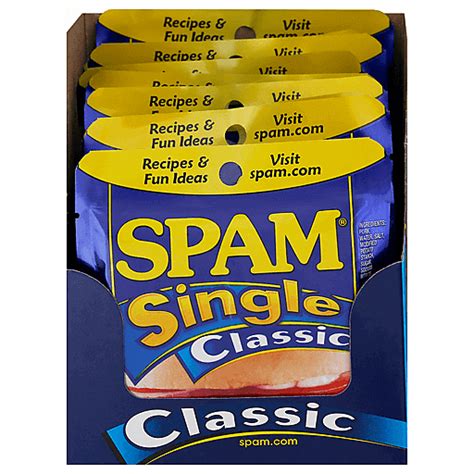 Spam® Single Classic Sliced Meat 25 Oz Pouch Canned Meat Foodtown
