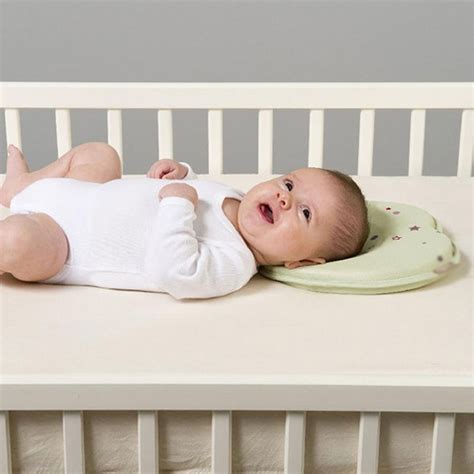 0~12m Newborn Baby Infant Head Support Flat Memory Foam Baby Pillow