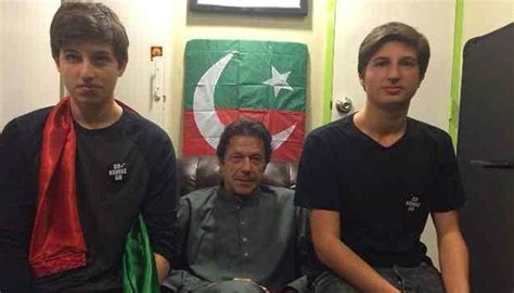Imran Khans Sons Sulaiman Kasim Visit Him In Lahore Pressnewsagency