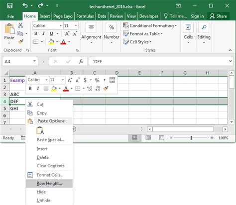 How To Adjust Height Of Rows In Excel Printable Templates