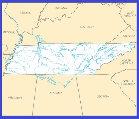 Tennessee River Map