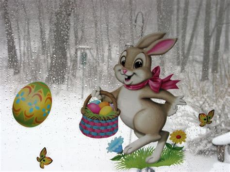 Easter Bunny With Snow Easter Bunny With Snow April S Flickr