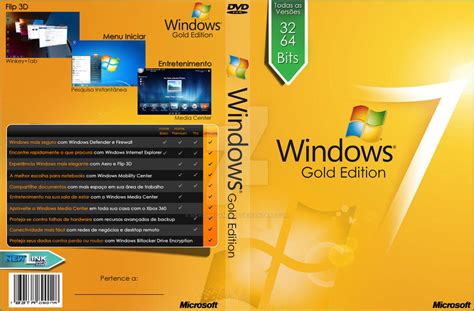 Windows 7 Gold Edition Cover By Sdndndj On Deviantart