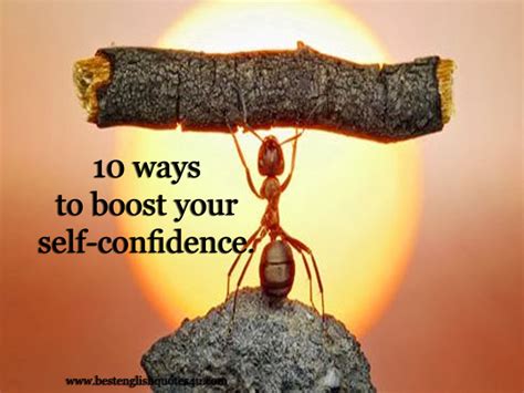 10 Ways To Boost Your Self Confidence Best English Quotes And Sayings