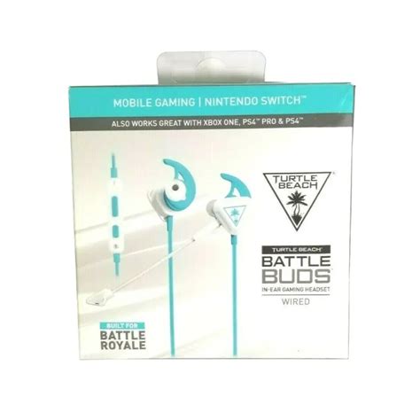 Turtle Beach Battle Buds In Ear Gaming Headset White Teal Lazada Ph