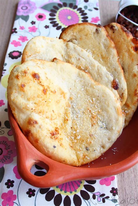 During times of uncertainty and disruption, frugal, storable ingredients to make simple, nutritional recipes come into their own. Peshwari Naan | K.O Rasoi | Coconut naan, Recipes, Indian ...
