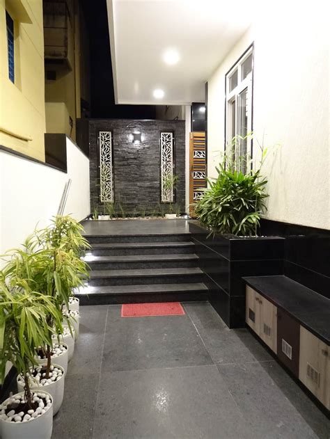 Entrance Hasta Architects Modern Houses Homify House Front Design