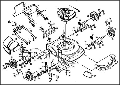 Craftsman Lawn Mower Parts Diagram Diagrams Resume Template