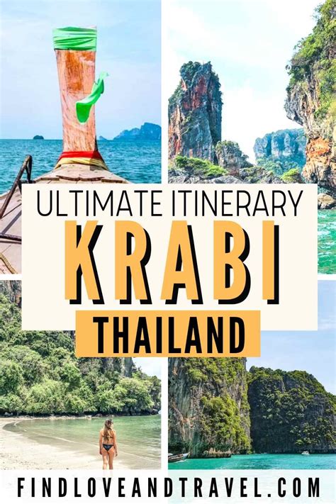 Ultimate Krabi 4 Day Itinerary Krabi Thailand Guide Find Love And