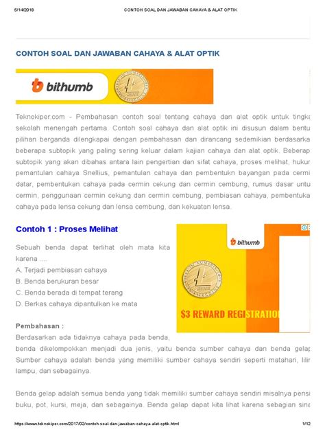 Terimakasih sudah berkunjung pada blog kami. Contoh Soal Dan Jawaban Cahaya & Alat Optik