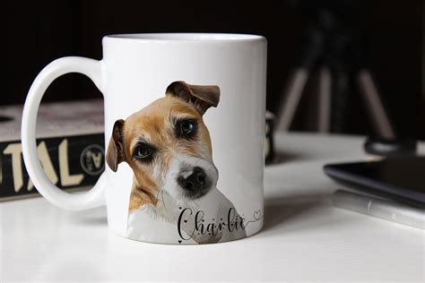 Custom Dog Coffee Mug Pet Photo Mug Dog Face Mug Dog Lover Etsy