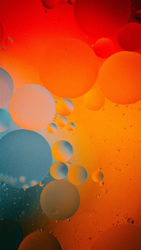 Orange Bubble Circle Hd Wallpapers Wallpaper Cave