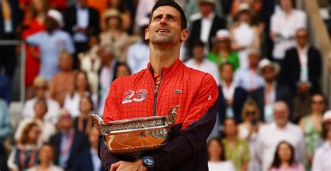 History Made Djokovic Wins Roland Garros Becomes 23 Time Grand Slam