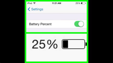 Battery Percentage Ipod Touch 6