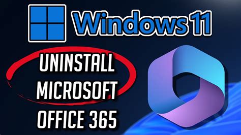 How To Uninstall Microsoft Office 365 From Windows 11 10 Tutorial