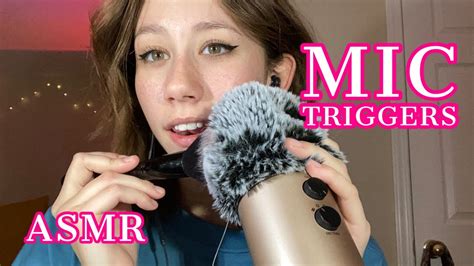 ASMR Attempting Mic Triggers Fluffy Mic Cover Tape On Mic Mouth