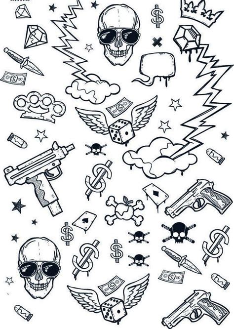 6 Medium Tattoos Ideas Black Doodle Tattoo Tattoo Design Drawings