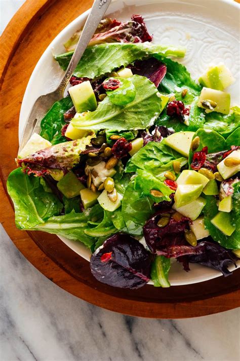 Favorite Green Salad With Apples Cranberries And Pepitas Recipe Green Salad Recipes
