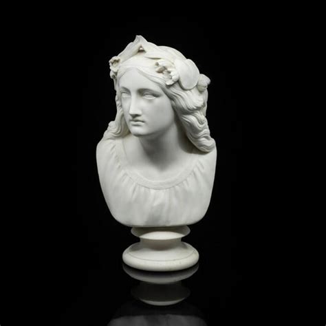 Lot Art Antique Copeland Parian Bust After Wc Marshall