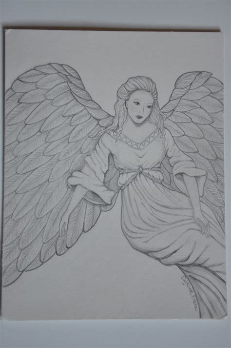 My Angel Sketches Pencil Sketch Art